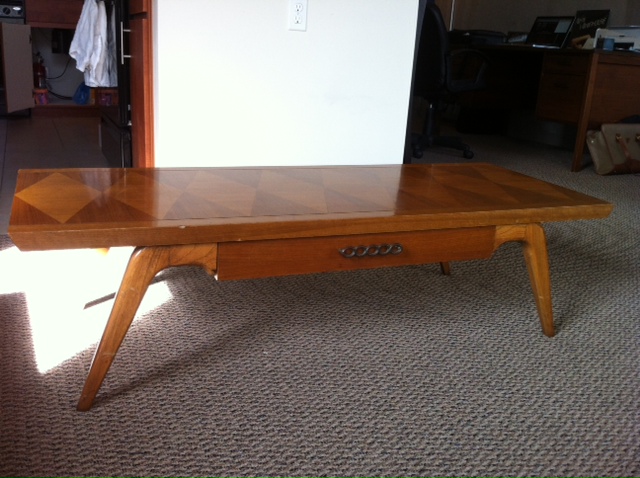 Lane Coffee Table Top Diamond Pattern