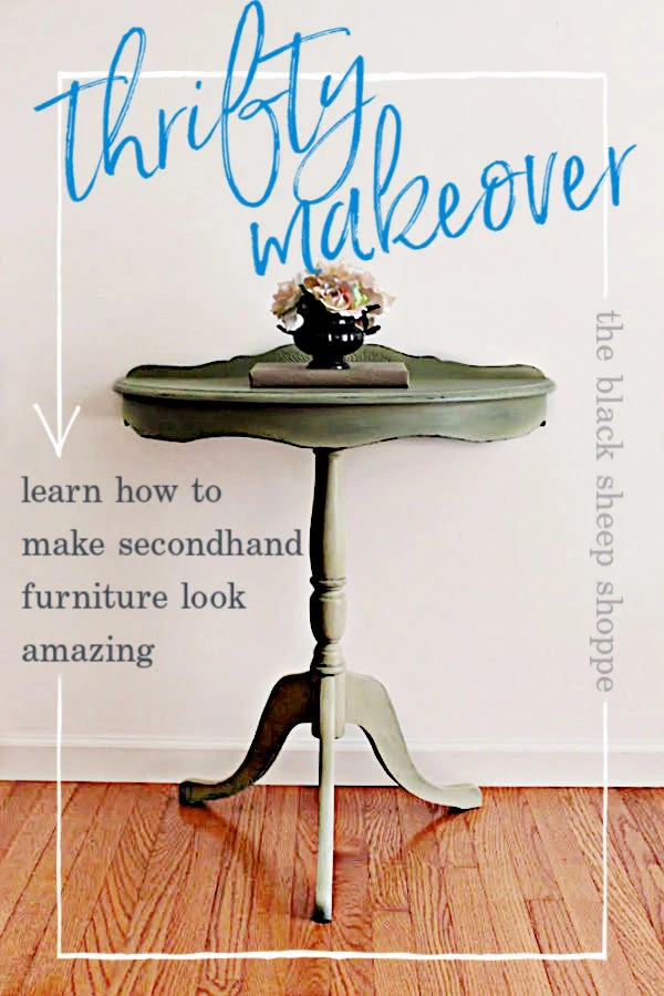 Learn how to transform cheap secondhand furniture into a treasure for your home. P.S. It doesn't cost a lot of money.