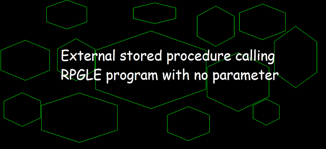 External stored procedure calling RPGLE program with no parameter, SQL statements, RPGLE program for External stored procedure, CREATE PROCEDURE, MODIFIES SQL DATA, External stored procedure, stored procedure, external stored procedure in ibmi, external stored procedure in as400, extrenal stored procedure in rpgle, how to call external stored procedure in rpgle, as400, ibmi, rpgiv, tpg, tpgle, sqlrpgle, as400 and sql tricks, as400 tutorial, ibmi tutorial