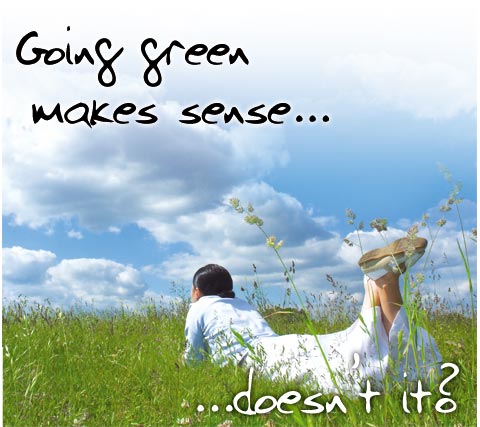 Going Green Makes Sense 