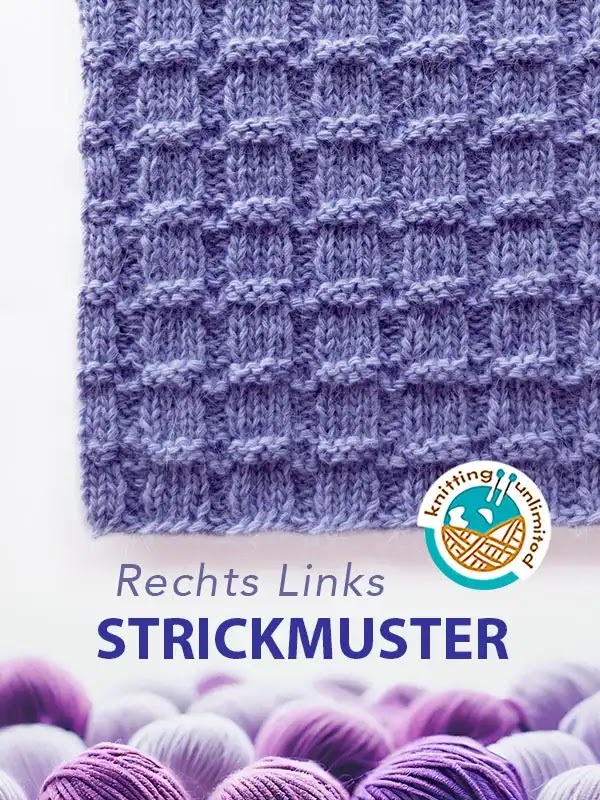 rechts-links-muster, strickmuster echte linke, stricken, rechts-links muster anleitung, grundmuster