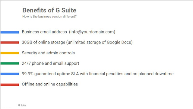 The Best Cloud Service for your Business from Google G Suite