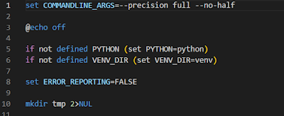 Stable Diffusion Web UIのwebui.bat