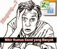 Ilustrasi Mikir Rumus Excel