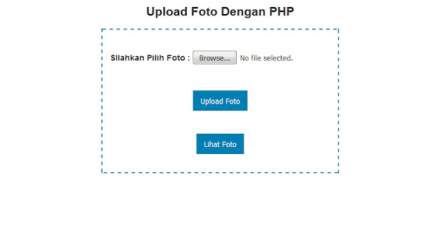 Cara Upload Foto Dengan PHP Dan MySQL