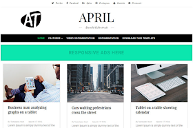 April Blogger Template