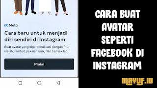 Cara Buat Avatar Seperti Facebook Di Instagram