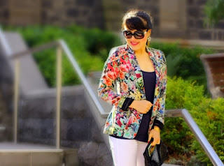 Floral Blazer