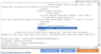 Smashing Blogger Template Author Problem