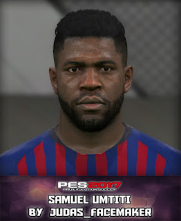 PES 2017 Faces Samuel Umtiti by Judas