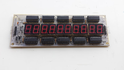 Making A DIY SN74HC595 Serial 10-Digit 7-Segment Display Board