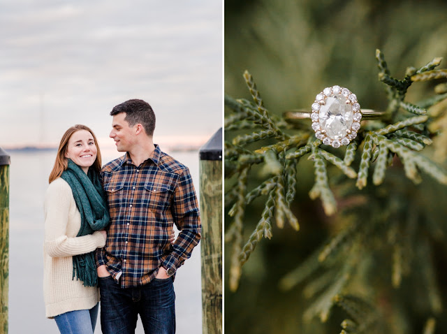 Downtown Annapolis Winter Engagement Session Photos by Maryland Wedding Photographer Heather Ryan Photography