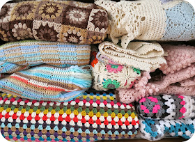 ByHaafner, crochet, blanket and throws, granny square, granny chic