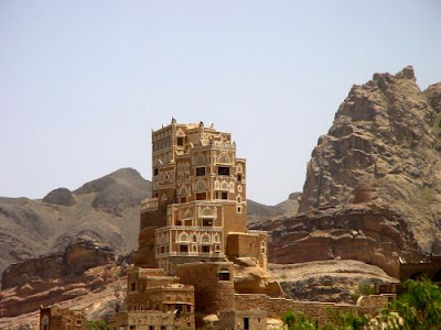 Dar al Hajar or Rock Palace in Wadi Dhahr.