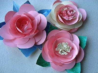 a4 paper flower