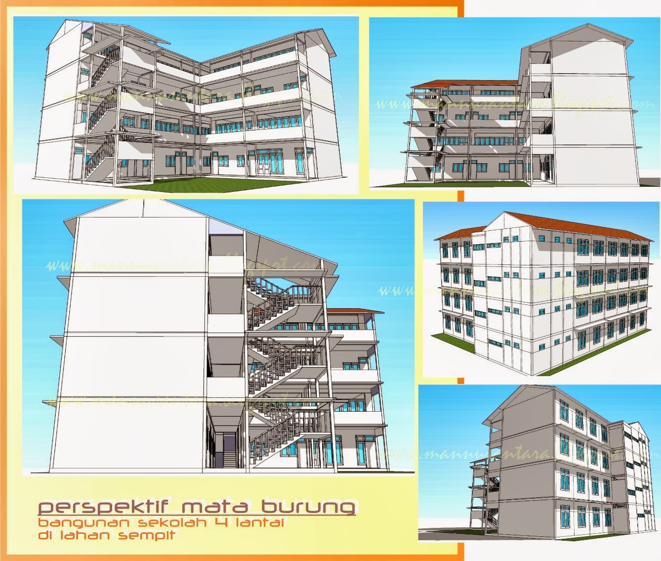 ManNusantara Design  Indonesia Desain  bangunan Sekolah  