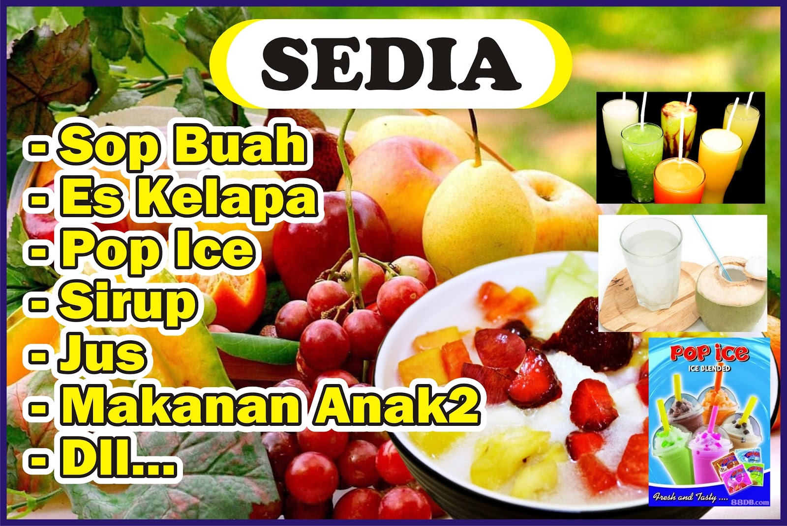 Download Spanduk Aneka Minuman  cdr  KARYAKU