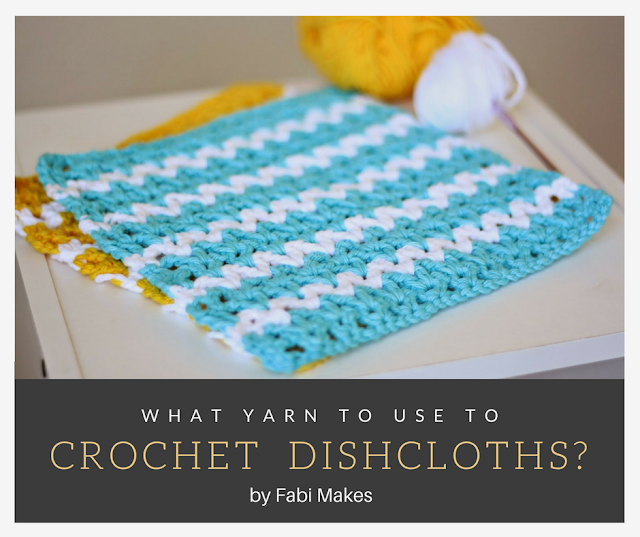 how to make crochet dishcloths