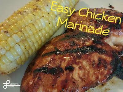 Grilling Bucket List - Easy Chicken Marinade & Roasted Sweet Corn #Celebrate365