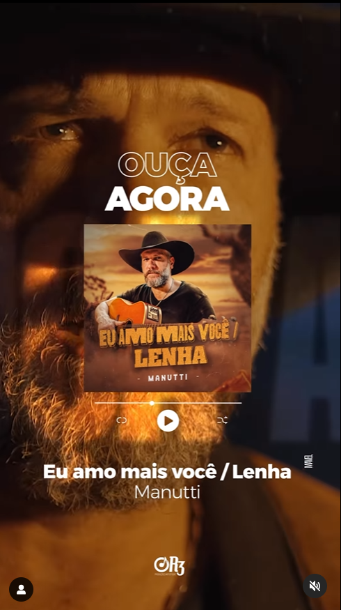 SERTANEJO MANUTTI LANÇA DUAS VERSÕES DO ROCK NACIONAL EM TODAS AS PLATAFORMAS DIGITAIS