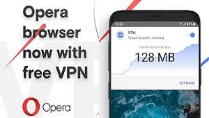  aplikasi Opera VPN untuk Android lewat  Opera VPN untuk Android