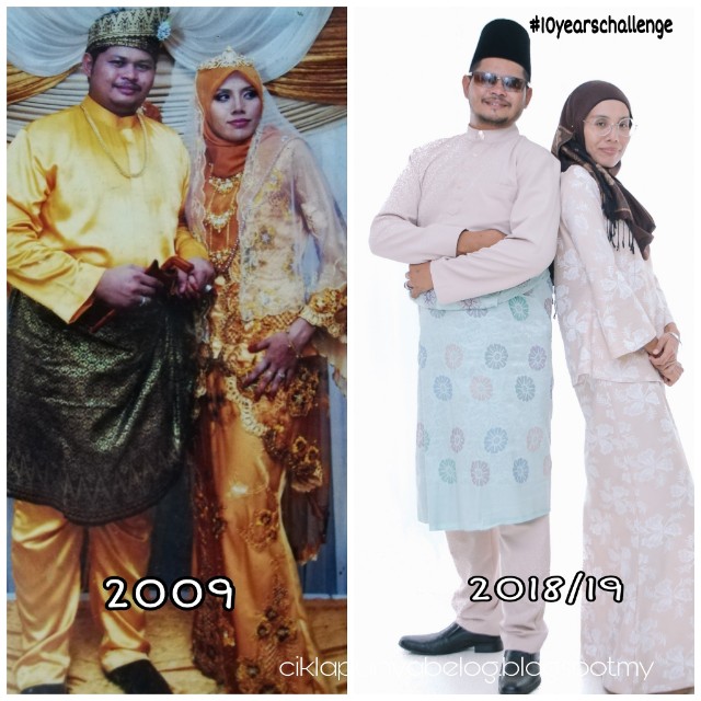 #10yearschallenge haha terjebak jugak.