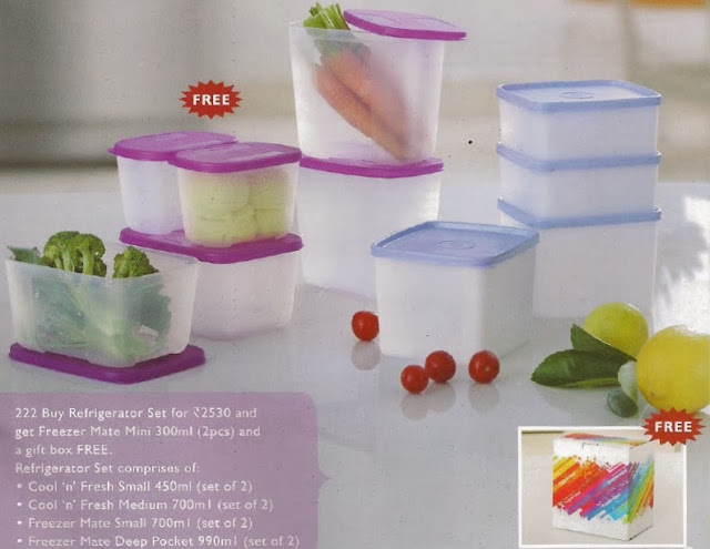 Tupperware Refrigerator Set