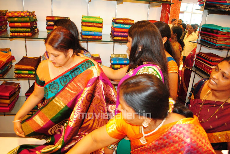 Jayasudha Launches La Celeb Vastra Mandir Showroom in Hyderabad film pics