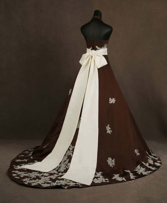 Nothing but Beauty Colorful wedding  dresses  BROWN 