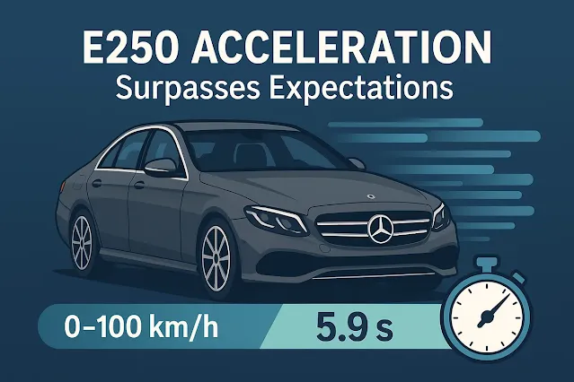 まとめ：ベンツE250の0-100km/h加速性能は期待以上
