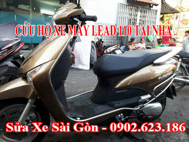 Sửa xe lưu động, cứu hộ xe máy Honda Lead 110 tận nơi tại HCM