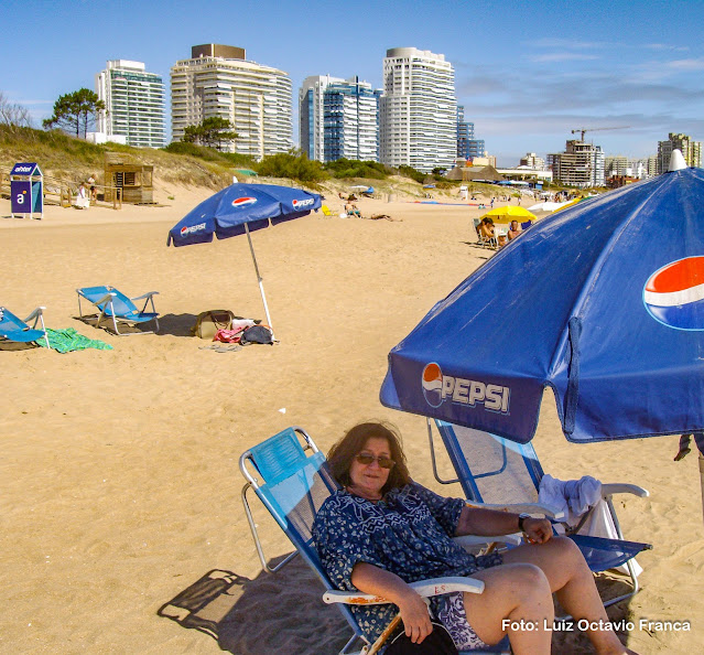 Praia em Punta del Este, Uruguai