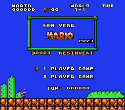 Jogue Mario New Year 2023 online