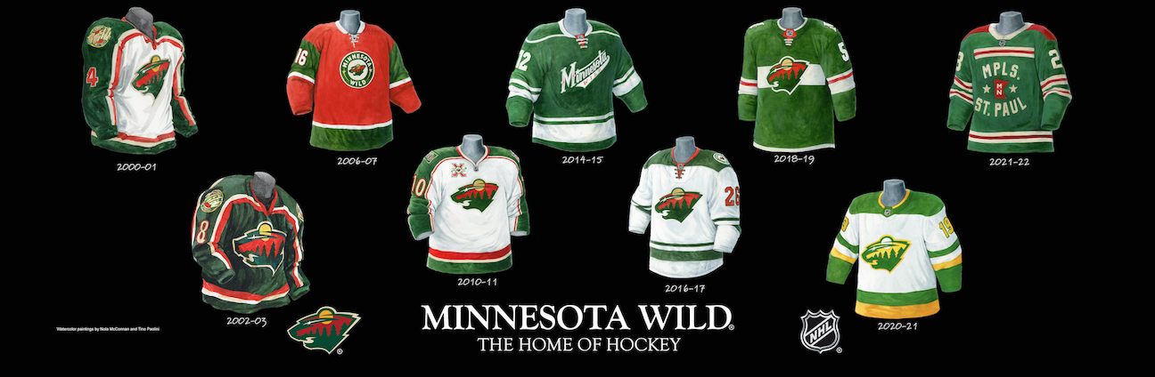 Minnesota Wild - Franchise, Team, Arena and Uniform History | Heritage ...
