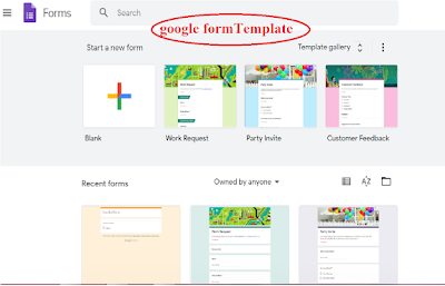 google form templates