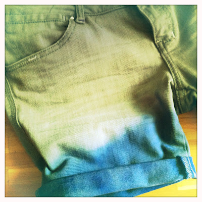 DIY Das mach ich selber! Dip Dye Shorts