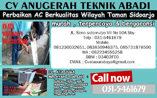 Perbaikan AC Berkualitas Wilayah Taman Sidoarjo 