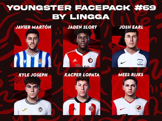 Youngster Facepack V69 For eFootball PES 2021
