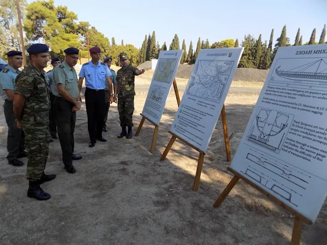 Επίσκεψη του Διοικητή του Κέντρου Αριστείας Μηχανικού του ΝΑΤΟ στο Κέντρο Εκπαιδεύσεως Μηχανικού (ΚΕΜΧ) στο Ναύπλιο