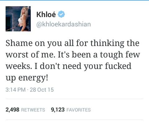 Khloe slams insinuations that she's granting interviews about Lamar's health scare