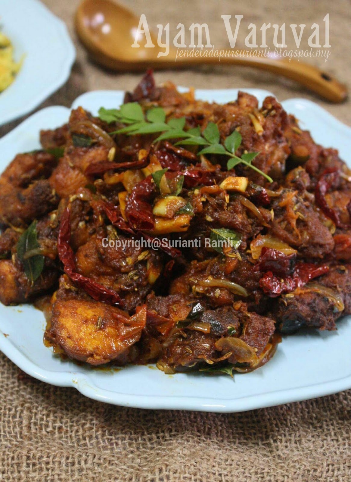 Jom masak: Ayam Varuval yang sangat sedap