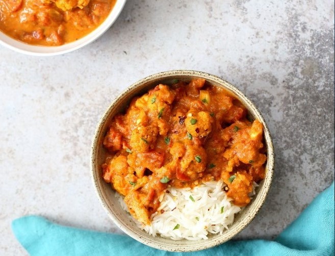 CAULIFLOWER TIKKA MASALA CURRY #vegetarian #curry