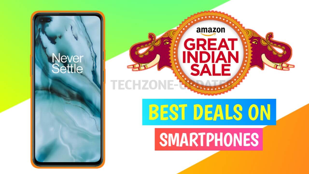 Best deals on Smartphones in Amazon Great Indian Festival Sale 2020.