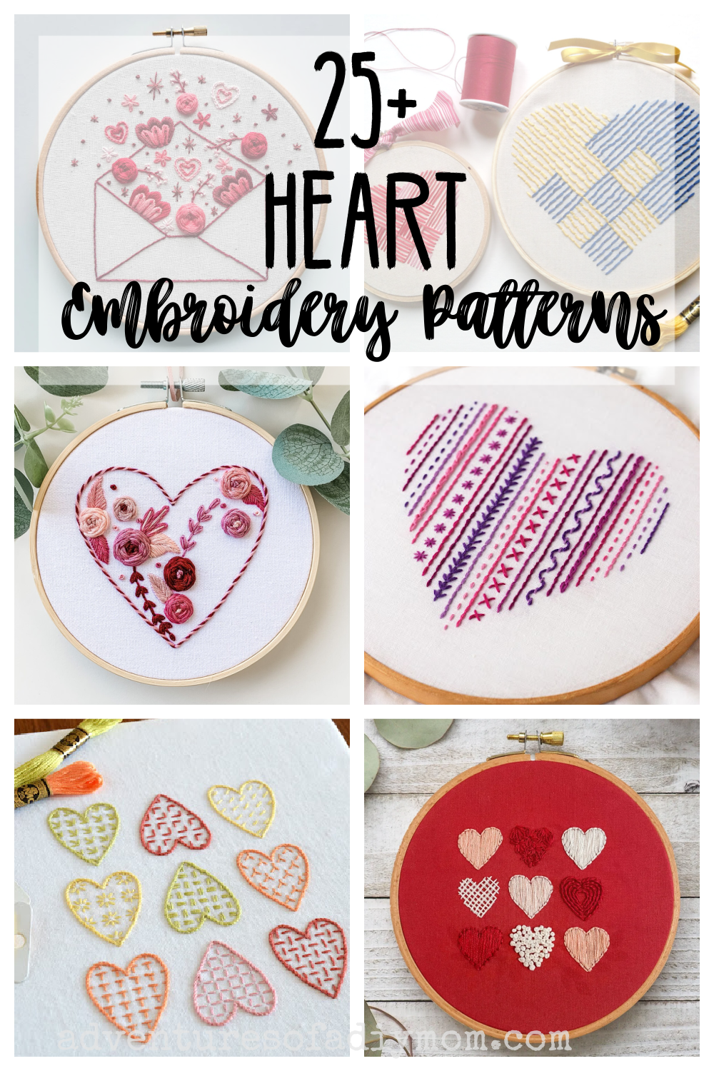 25+ Heart Embroidery Patterns (For Hand Embroidery) - Adventures