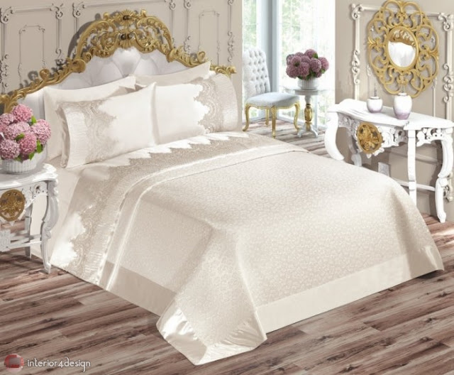 Modern Bed Embroidered Linens 8