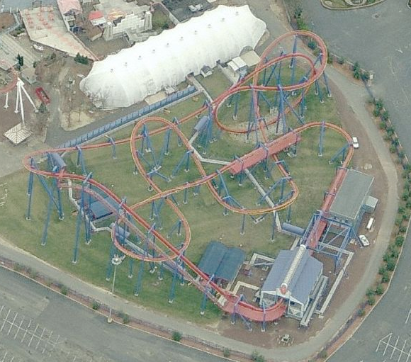 six flags rides superman. six flags rides superman. six