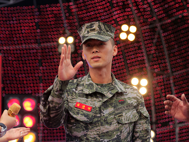 Hyun Bin in Military Uniform