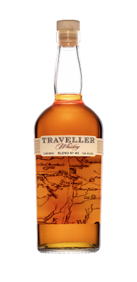 Traveller Whiskey Bottle Detail