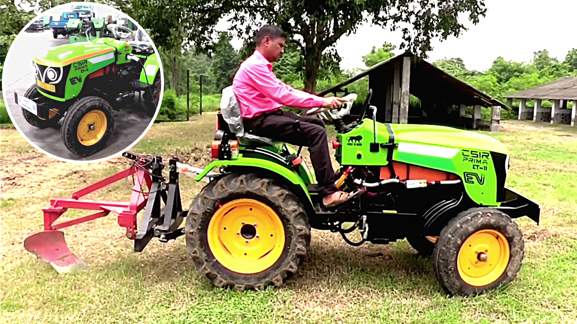 India Launches Its 1st Indigenous e-Tractor Developed By the CMERI