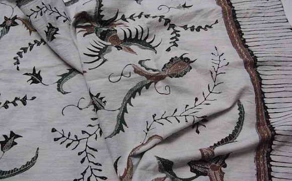 types of flowers 5 letters Butterfly Batik Fabric | 580 x 360